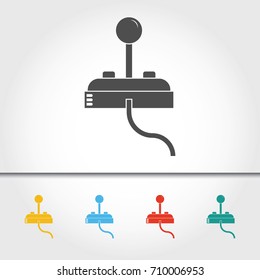 Joystick Single Icon Vector Illustration