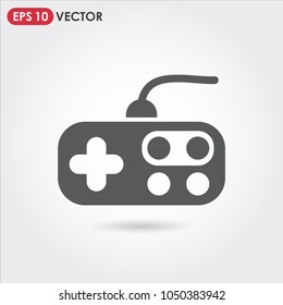 joystick single vector icon on light background