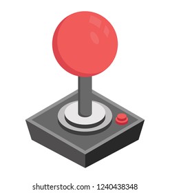 Joystick symbolising gaming icon 