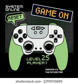  Joystick Typografie Gamer Print. Für Jungen, Grafikkarten