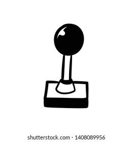 Joystick vector doodle hand draw 