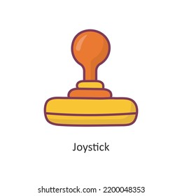 Joystick vector filled outline Icon Design illustration. Gaming Symbol on White background EPS 10 File