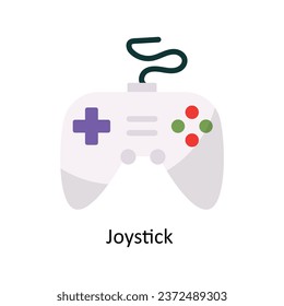 Joystick  vector Flat Icon Design illustration. Symbol on White background EPS 10 File 