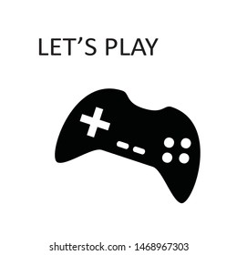 joystick vector. game icon isolated