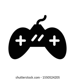 joystick vector glyph colour icon