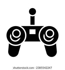 Joystick Vector Glyph Icon For Personal And Commercial Use.
