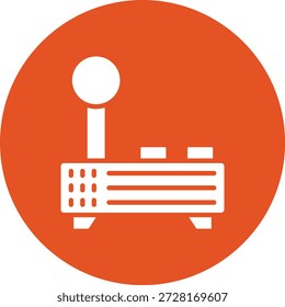 Joystick-Vektorsymbol-Entwurfsgrafik