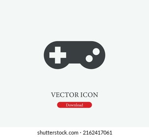 Joystick vector icon. Editable stroke. Symbol in Line Art Style for Design, Presentation, Website or Mobile Apps Elements, Logo. Gamepad symbol illustration. Pixel vector graphics - Vector