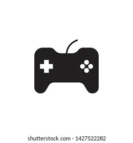 Joystick vector icon, game console symbol. Simple, flat design for web or mobile app
