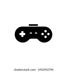 Joystick vector icon, game console symbol. Simple, flat design for web or mobile app
