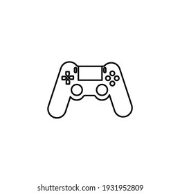 Icono vectorial Joystick, símbolo de consola de juegos. Diseño sencillo y plano para aplicaciones web o móviles