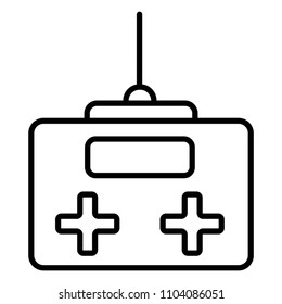 Joystick vector icon, game controller symbol