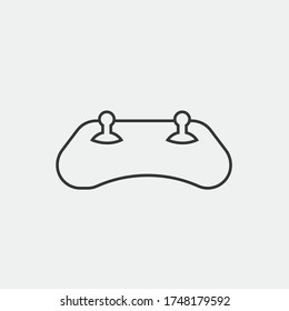 joystick vector icon game controller