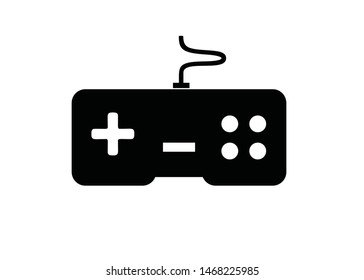 joystick vector icon. game symbol