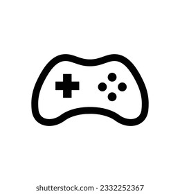 Joystick vector icon. Gamepad flat sign design. Game pad symbol pictogram. UX UI icon. Gaming icon