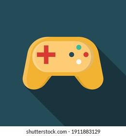 Joystick vector icon vector illustration, Joystick, game play icon. Joystick or controller sign, Video game controller icon vector, Game pad, Flat set of joystick vector icons for web design