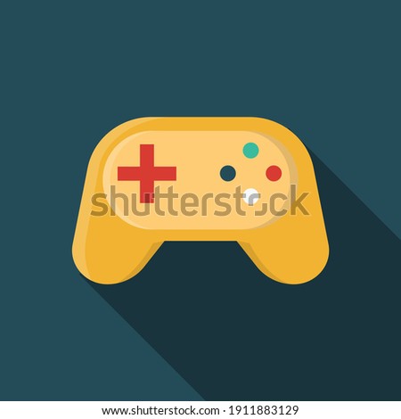 Joystick vector icon vector illustration, Joystick, game play icon. Joystick or controller sign, Video game controller icon vector, Game pad, Flat set of joystick vector icons for web design