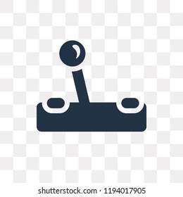 Joystick vector icon isolated on transparent background, Joystick transparency concept can be used web and mobile