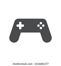 joystick vector icon isolated on white background