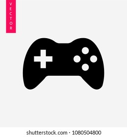 Joystick vector icon, logo