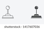 Joystick vector icon sign symbol