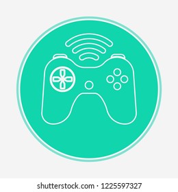 Joystick vector icon sign symbol