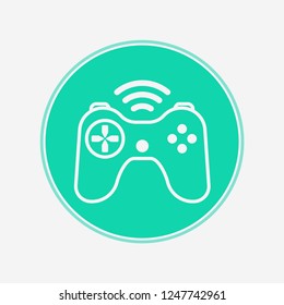 Joystick vector icon sign symbol