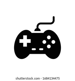 Joystick Vector icon Solid style. EPS 10