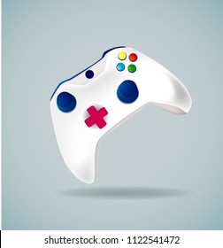 joystick, vector illustration, cartoon style