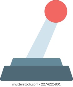 Joystick-Vektorgrafik auf transparentem Hintergrund. Symbole in Premium-Qualität. Zeilensymbole für Konzept und Grafikdesign.