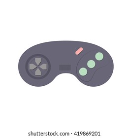 Joystick vector illustration. Vedeo game controller. Joystick for computer game.
