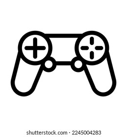 Joystick Vector Line Icon Design