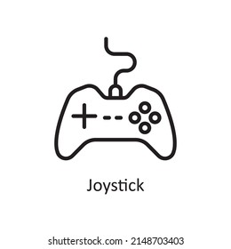Joystick vector Outline Icon Design illustration. Creative Process Symbol on White background EPS 10 File