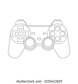 joystick vector, video game controller icon
