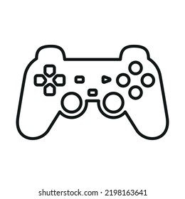 Joystick Of Video Console Icon - Editable Stroke