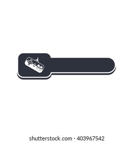 joystick video game console banner template vector illustration