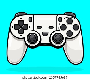 Joystick video game controller illustration