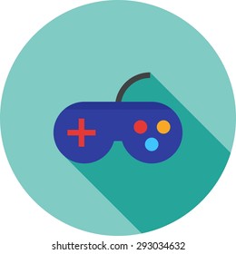 Joystick, video, game icon vector image. Can also be used for computer and hardware. Suitable for use on web apps, mobile apps and print media.