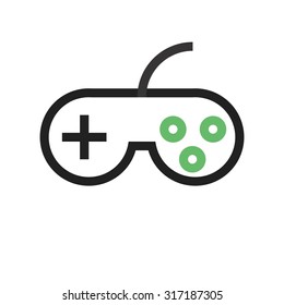 Joystick, video, game icon vector image. Can also be used for computer and hardware. Suitable for use on web apps, mobile apps and print media.