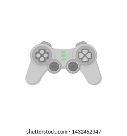 joystick for video games on white background, flat