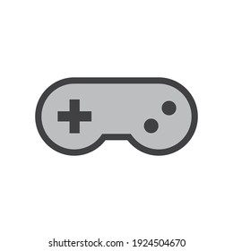 Controlador de videojuego Joystick. Icono de vector de control de gamer.
