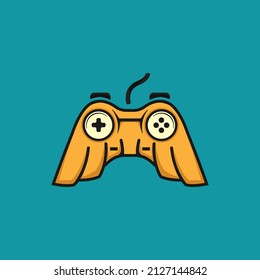 Joystick wings vector logo design for gamer community, game developer and gaming store
