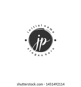 JP Initial beauty monogram logo vector