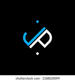 JP letter logo creative design with vector graphic