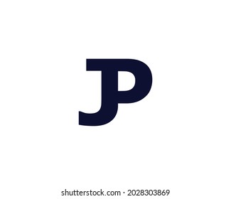 JP letter logo design vector templat