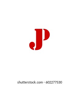 Jp Letter Vector Logo Stock Vector (Royalty Free) 602277530 | Shutterstock