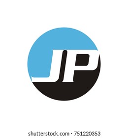 JP logo initial letter design template clean graphic designed in vector based