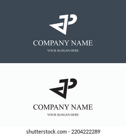 JP logo initial letter luxury royal logo. template symbol. modern golden luxury logo. abstract monogram vector letter mark brand fashion. icon  business monogram boutique font Clothing minimalist.