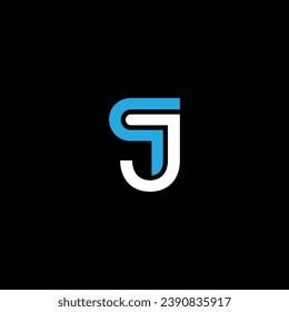 JP oder PJ abstraktes Briefdesign und verschiedene Farben Illustrations-Logo. Fantastisches Icon-Design oder Monogramm-Design.