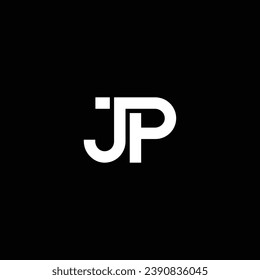 JP or PJ abstract letter design and different colors illustration logo. Awesome icon design or monogram design.